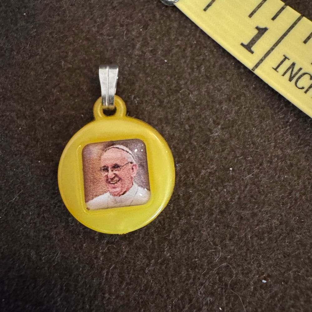 Yellow Religious Pendant